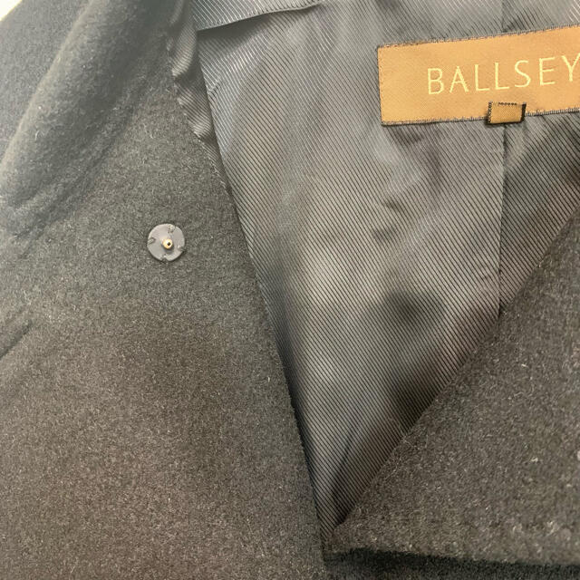 Ballsey(ボールジィ)の試着のみ【TOMORROW LAND・BALLSEY】ブラックコート レディースのジャケット/アウター(ピーコート)の商品写真