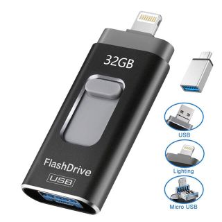 iPhone usb メモリー32GB(PC周辺機器)