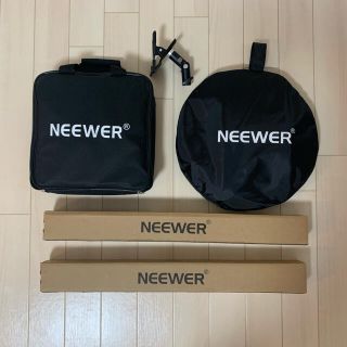 【早い者勝ち】neewer660 LEDライト×三脚2本×110cmレフ板セット(ストロボ/照明)