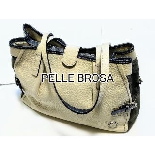 ペレボルサ(PELLE BORSA)の【未使用】PELLE BORSA ペレボルサ トートバッグ　ホワイト(トートバッグ)