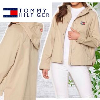 トミーヒルフィガー(TOMMY HILFIGER)のTOMMY HILFIGER    ロゴフーデッドブルゾン  最終価格！(ブルゾン)