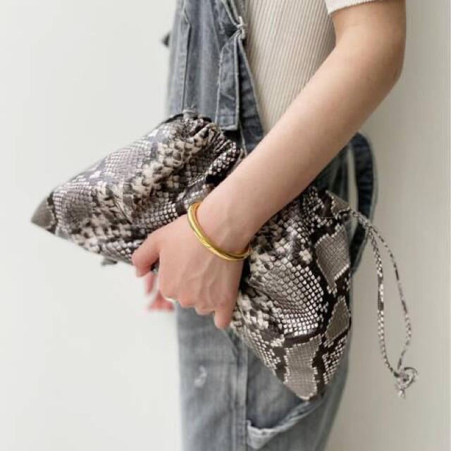 ✴︎新品✴︎ GOOD GRIEF! Python Clutch Bagエーピーストゥディオ