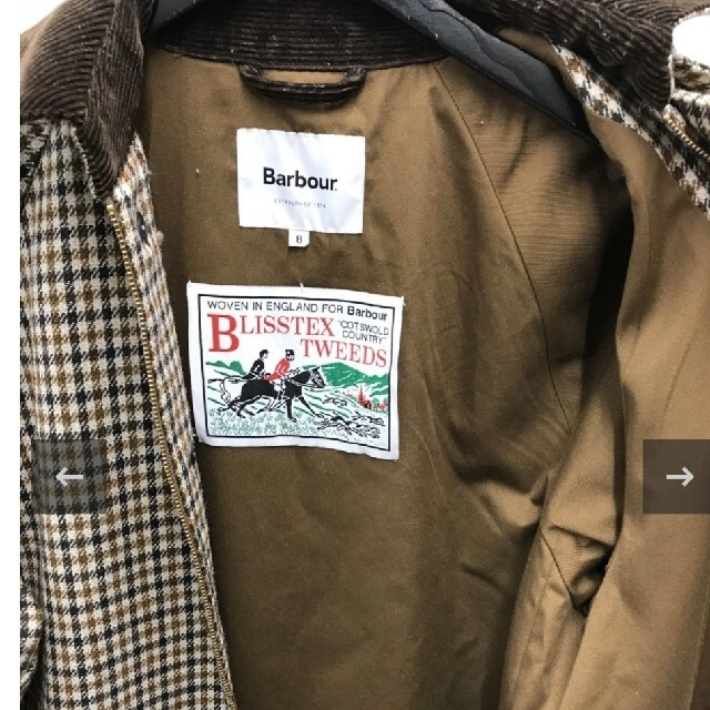 Barbourガンクラブチェックバーレー極美品！