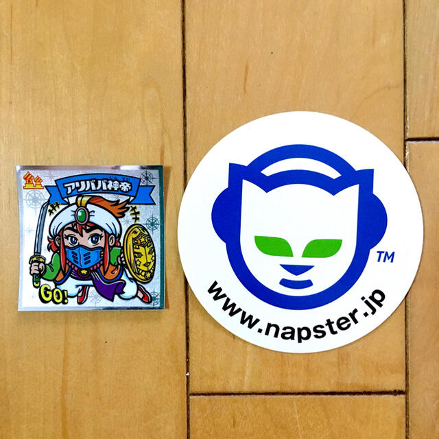 激レア！ 非売品 ビッグロゴ napster ステッカー スマホ/家電/カメラのPC/タブレット(PCパーツ)の商品写真