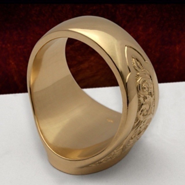 【SALE】リング　メンズ　指輪　ゴールド　聖母　マリア　宗教　20号 レディースのアクセサリー(リング(指輪))の商品写真