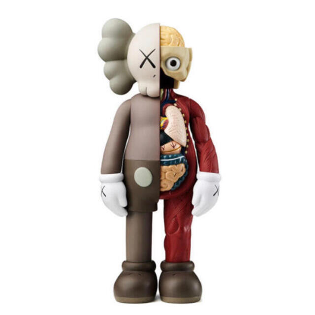 即納】 KAWS COMPANION FLAYED BROWN MEDICOM TOY