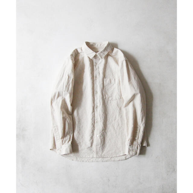 nest Robe(ネストローブ)のconfect コットンリネン オックスフォード レギュラーカラーシャツ メンズのトップス(シャツ)の商品写真