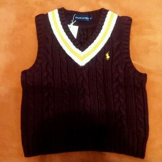 ラルフローレン(Ralph Lauren)の《タグ付き新品》ラルフローレン　ベスト　９０サイズ(ニット)