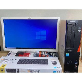【中古】富士通　Esprimo　D552/HW　液晶等セット(デスクトップ型PC)