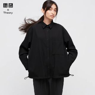 UNIQLO×theory ストレッチシャツジャケット XXL(シャツ/ブラウス(長袖/七分))