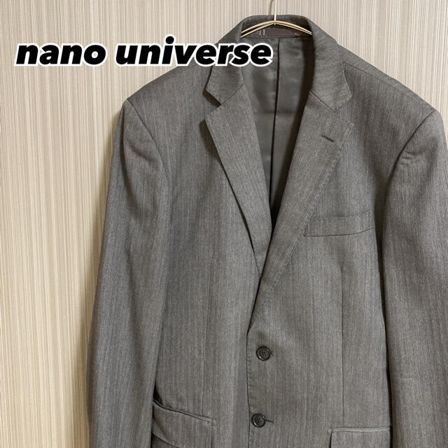 ナノユニバース　スーツ　セットアップ　nano universe グレー　M L