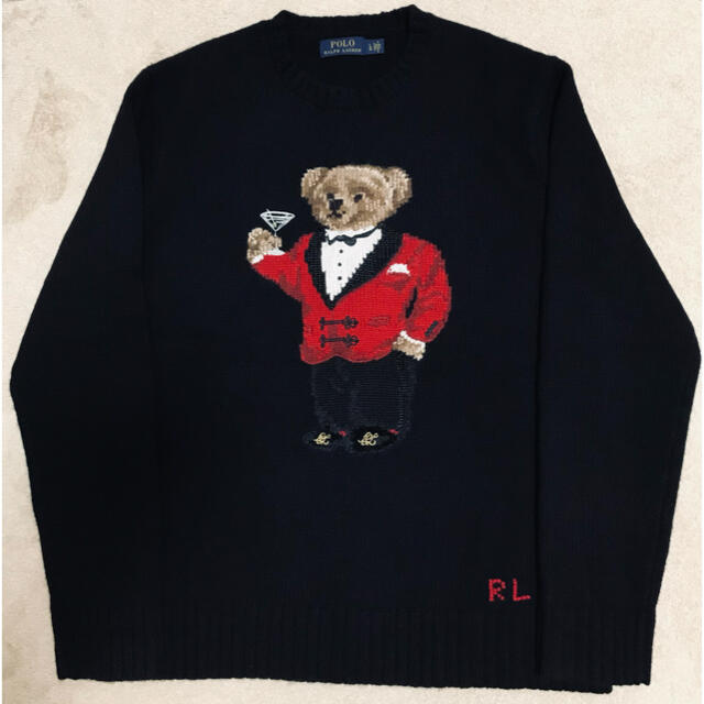 POLO RALPH LAUREN(ポロラルフローレン)のSALE ポロラルフローレン  ポロベアマティーニ　ニット メンズのトップス(ニット/セーター)の商品写真