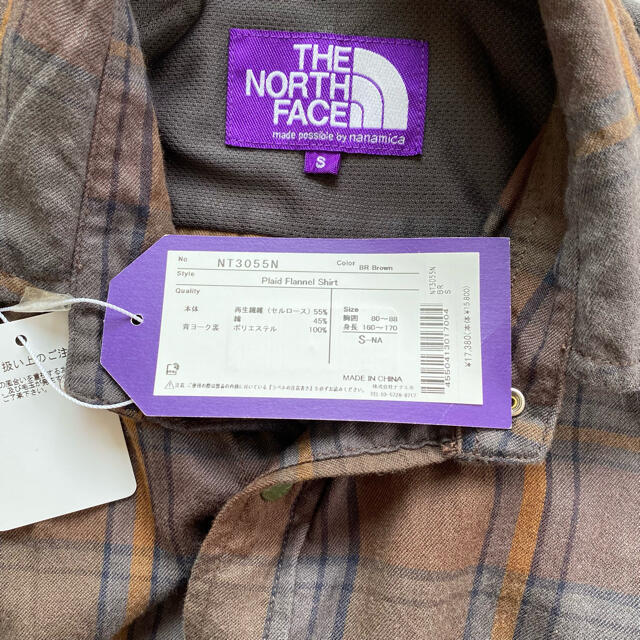 THE NORTH FACE(ザノースフェイス)のノースフェイスパープルレーベル　フランネルシャツ　NT3055N Sサイズ メンズのトップス(シャツ)の商品写真