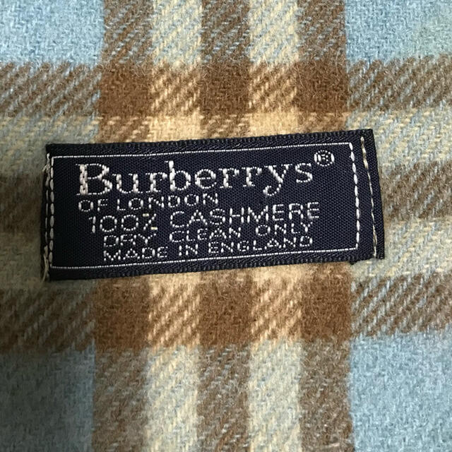 BURBERRY(バーバリー)のSALE バーバリー　カシミアチェックマフラー レディースのファッション小物(マフラー/ショール)の商品写真