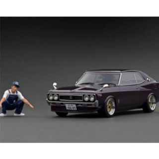 ニッサン(日産)の佐田ビルダーズ　ローレル イグニッションモデル ミニカー　世界150台限定(模型/プラモデル)