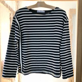 プチバトー(PETIT BATEAU)のプチバトー　ボーダーカットソー　美品(カットソー(長袖/七分))