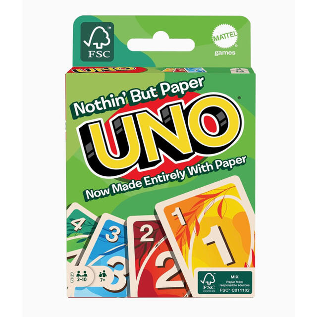 UNO(ウーノ)のUNO 地球にやさしいウノ エンタメ/ホビーのテーブルゲーム/ホビー(トランプ/UNO)の商品写真