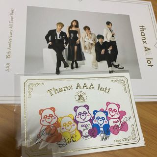 トリプルエー(AAA)のThanx aaa lot!(アイドルグッズ)