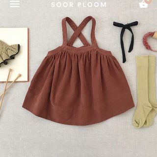 キャラメルベビー&チャイルド(Caramel baby&child )のsoor ploom eloise pinfore 5y(スカート)