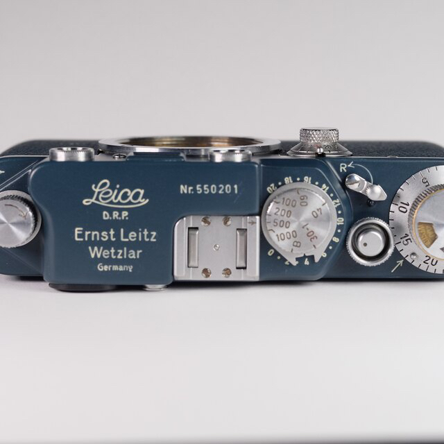 完動品　ライカ Leica iiif indigo 後塗 クロームメッキ剥離済み