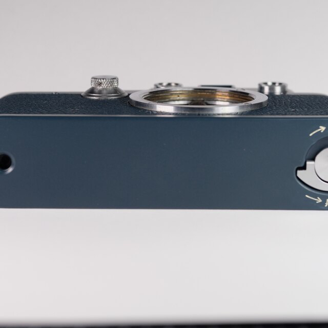 LEICA(ライカ)の完動品　ライカ Leica iiif indigo 後塗 クロームメッキ剥離済み スマホ/家電/カメラのカメラ(フィルムカメラ)の商品写真