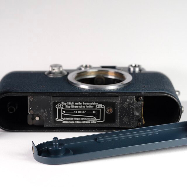 LEICA(ライカ)の完動品　ライカ Leica iiif indigo 後塗 クロームメッキ剥離済み スマホ/家電/カメラのカメラ(フィルムカメラ)の商品写真