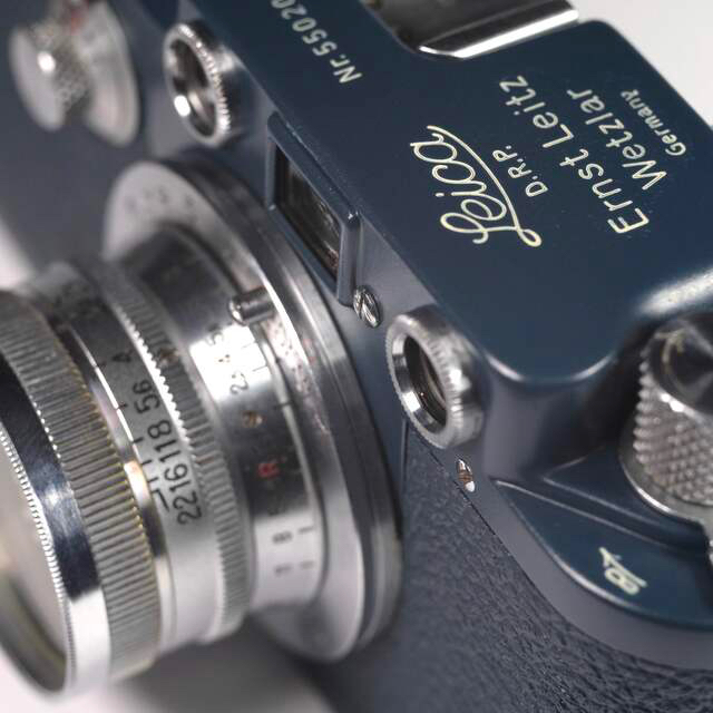 LEICA(ライカ)の完動品　ライカ Leica iiif indigo 後塗 クロームメッキ剥離済み スマホ/家電/カメラのカメラ(フィルムカメラ)の商品写真