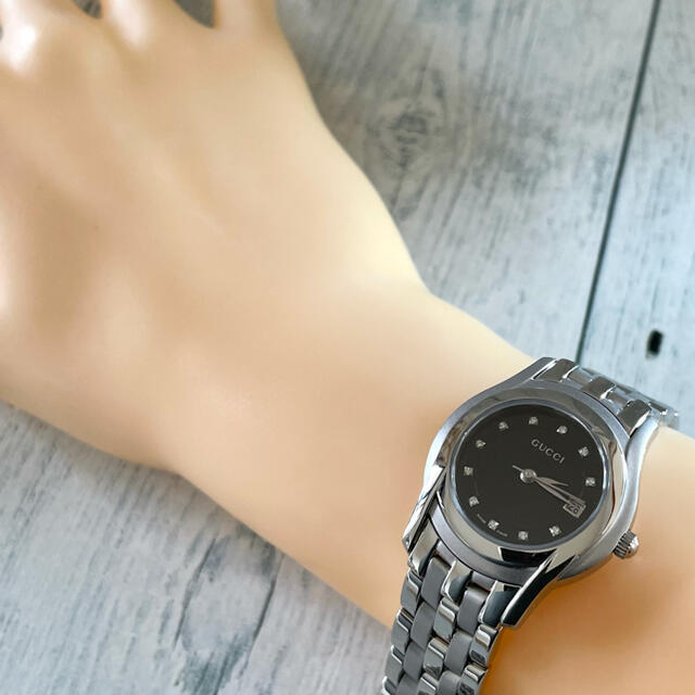Gucci 11Pダイヤ 腕時計 レディースの通販 by soga's shop｜グッチならラクマ - GUCCI グッチ 5500L 好評豊富な