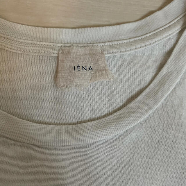 IENA(イエナ)のイエナ　ロゴ　Tシャツ　ナチュラル レディースのトップス(Tシャツ(半袖/袖なし))の商品写真