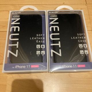 エレコム(ELECOM)のエレコム iPhone11 ケース カバー 手帳 フラップ レザー マグネット (モバイルケース/カバー)