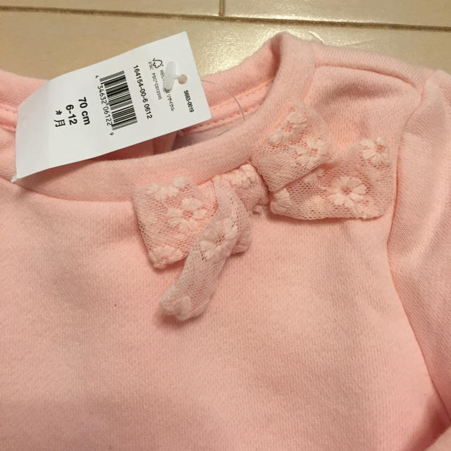 babyGAP(ベビーギャップ)の専用！新品☆baby Gap裏起毛レースワンピ キッズ/ベビー/マタニティのベビー服(~85cm)(ワンピース)の商品写真