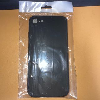 iPhoneSE用 ケース ブラック シンプルなデザイン(iPhoneケース)