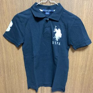 ユーエスポロアッスン(U.S. POLO ASSN.)のU.S.POLOASSENポロシャツ　ブラック(Tシャツ/カットソー)