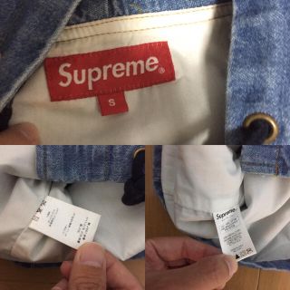 supreme classic logo denim jacket S