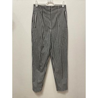 ザラ(ZARA)のZARA ハイライズギンガムチェックパンツ(カジュアルパンツ)