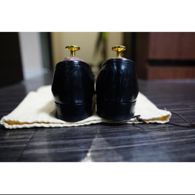 ENZO BONAFE(エンツォボナフェ)のLeyuccas Vintage slip-on レユッカス　ブラック メンズの靴/シューズ(スリッポン/モカシン)の商品写真