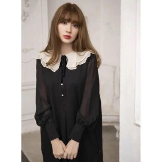 スナイデル(SNIDEL)のherlipto Romantic Volume Sleeve Midi 正規品(ひざ丈ワンピース)