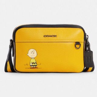 コーチ(COACH)の【完売品】PEANUTS × COACH グラハムクロスボディチャーリーブラウン(ショルダーバッグ)