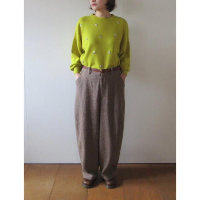 【美品/2019-20 a/w】 ミナペルホネン furrow ワイドパンツ