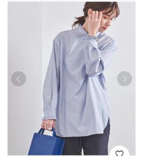 シャツ UNITED ユナイテッドアローズ フリルブラウス ホワイトの通販 ...