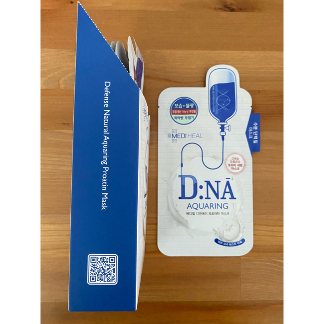 wiku様専用　メディヒール　DNA AQUARING 8枚 コスメ/美容のスキンケア/基礎化粧品(パック/フェイスマスク)の商品写真