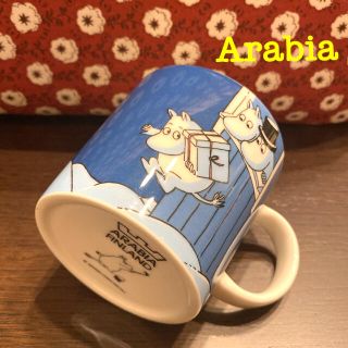 アラビア(ARABIA)のARABIA ムーミン マグカップ 2009年 ウインター限定(グラス/カップ)