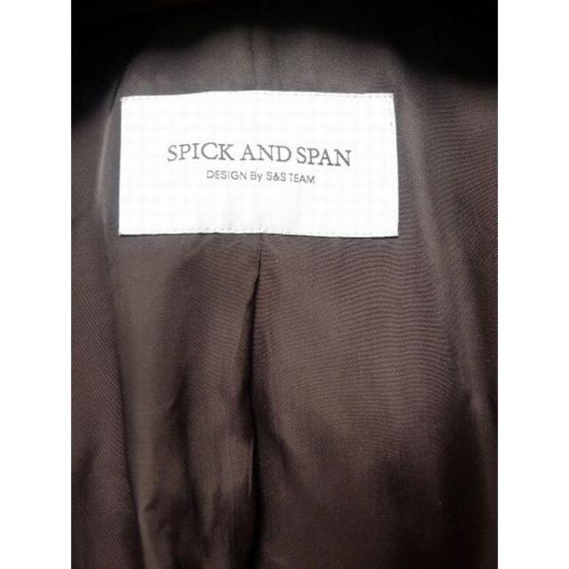 Spick & Span(スピックアンドスパン)のSPICK&SPAN フラノピークドカラージャケット スピック&スパン レディースのジャケット/アウター(テーラードジャケット)の商品写真