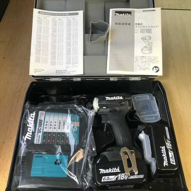 本日特価】 Makita ブラック 【新品2台セット】マキタインパクト