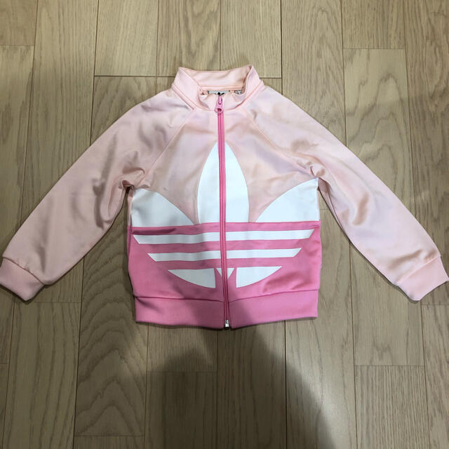 adidas(アディダス)のadidas アディダス ジャージ トラックジャケット キッズ/ベビー/マタニティのキッズ服女の子用(90cm~)(ジャケット/上着)の商品写真