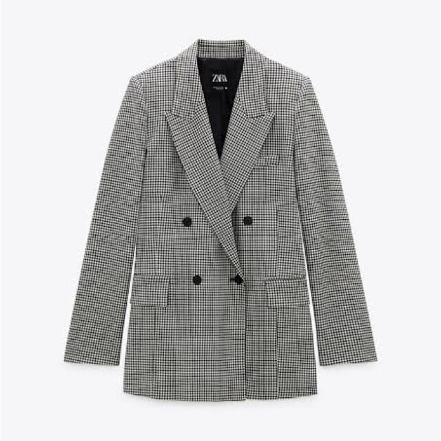 ZARA(ザラ)のチェックテーラードjk  レディースのジャケット/アウター(テーラードジャケット)の商品写真