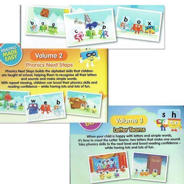 かんたん!幼児向けフォニックスDVD「Alphablocks」5枚セットの かんたん!幼児向けフォニックスDVD「Alphablocks」5枚セットの