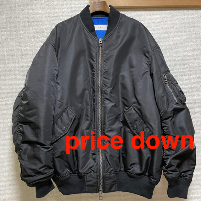 SLY(スライ)のOVER SIZE MA-1 レディースのジャケット/アウター(ブルゾン)の商品写真