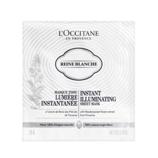 ロクシタン(L'OCCITANE)の2枚セット　ロクシタン　パック　レーヌブランシュ イルミネイティングシートマスク(パック/フェイスマスク)