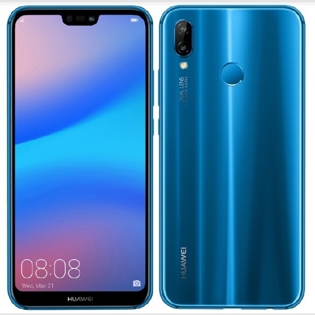 ANDROID(アンドロイド)の【新品未使用】HUAWEI P20 LITE SIMフリー スマホ/家電/カメラのスマートフォン/携帯電話(スマートフォン本体)の商品写真